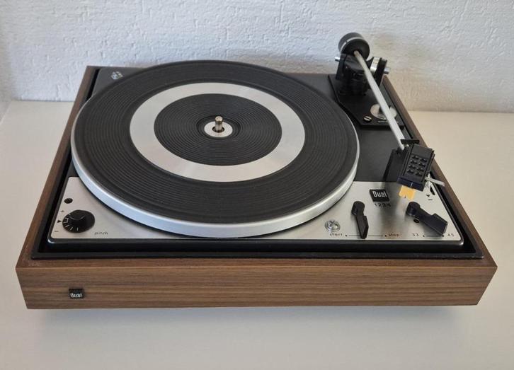 Platenspeler Dual CS 1224, goed werkend, Audio, Tv en Foto, Platenspelers, Gebruikt, Platenspeler, Dual, Automatisch, Ophalen