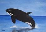 schilderij op doek met acryl, zelf geschilderd, Ophalen