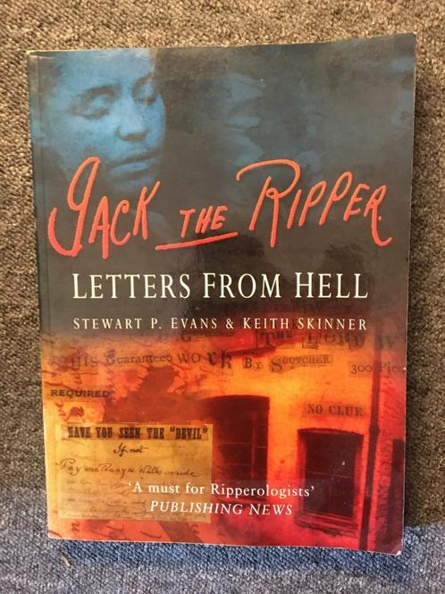 Jack the ripper, letters from hell ; SP Evans, K Skinner, Boeken, Overige Boeken, Gelezen, Ophalen of Verzenden