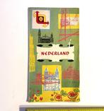 Shell routekaart van Nederland, 1958, Gelezen, Ophalen of Verzenden, Landkaart, 1800 tot 2000