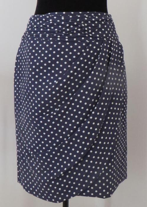 SUB.R I Elegant Rokje I Mt 38/40 I Blauw met Witte Polkadots, Kleding | Dames, Rokken, Zo goed als nieuw, Maat 38/40 (M), Blauw