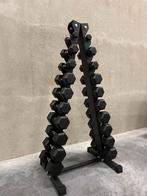 NIEUW Hex Dumbbells. 1 t/m 10kg + Tower €400 incl BTW, Sport en Fitness, Fitnessmaterialen, Ophalen of Verzenden, Nieuw, Benen