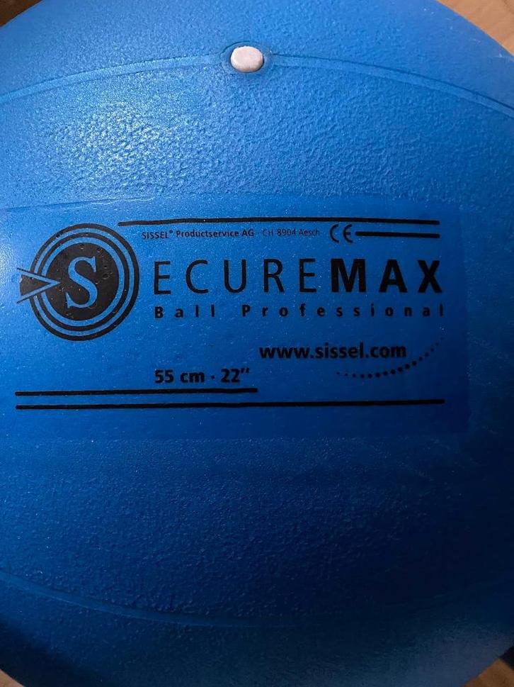 Sissel securemax ball professional 55 cm, Sport en Fitness, Fitnessmaterialen, Gebruikt, Fitnessbal, Ophalen