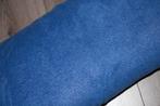 Polar fleece stof - uni blauw gekleurd #2805, Blauw, 120 cm of meer, Ophalen of Verzenden, Polyester