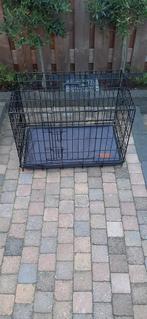 Bench  zwart met kussen en hoes., Dieren en Toebehoren, Ophalen of Verzenden, Zo goed als nieuw, Minder dan 65 cm