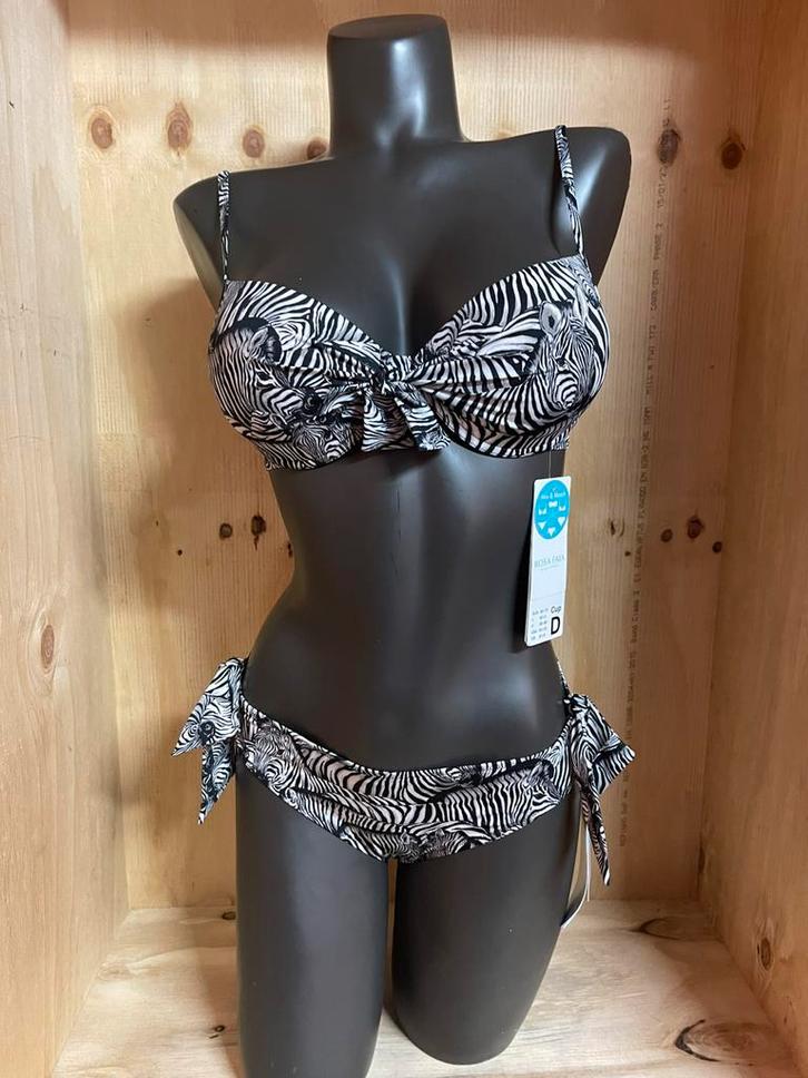 Rosa faia bikini 36b - 42b - 36d - 38d model zebra, Kleding | Dames, Badmode en Zwemkleding, Nieuw, Bikini, Zwart, Verzenden