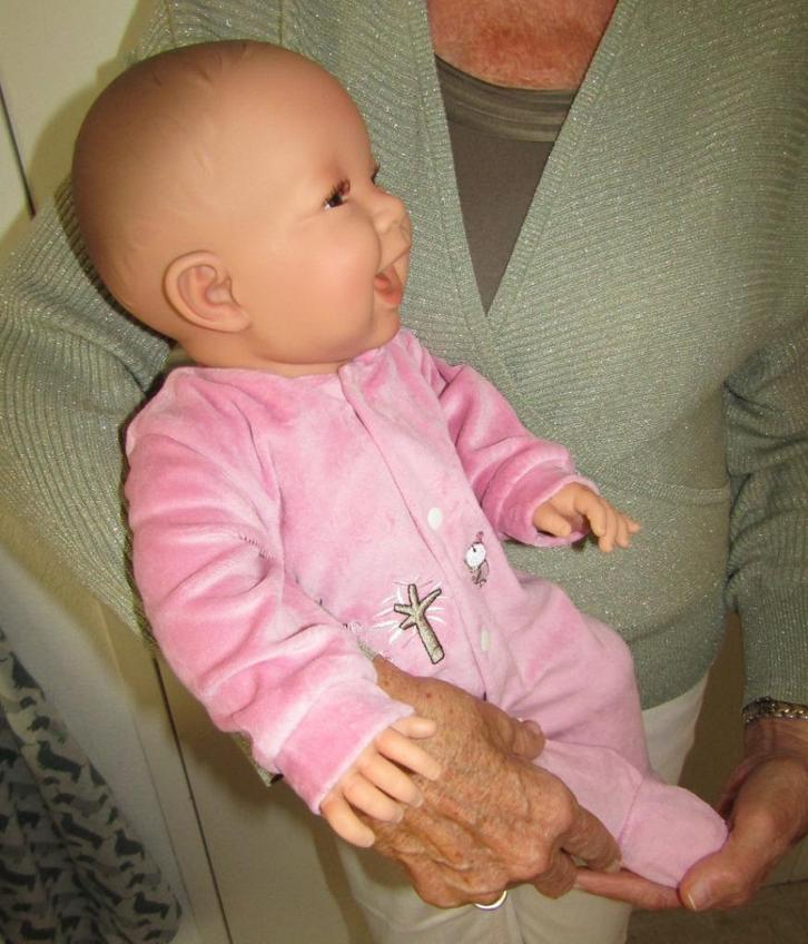 Grote babypop 53cm past babykleding baby levensecht softbody, Kinderen en Baby's, Speelgoed | Poppen, Nieuw, Babypop, Ophalen of Verzenden