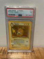 Raichu Holo 1999 Fossil PSA 7, Ophalen of Verzenden, Zo goed als nieuw, Losse kaart, Foil
