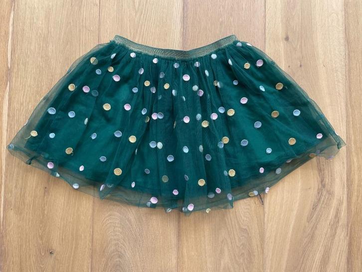 Sissy-Boy rok, maat 146-152, donkergroen tule met stippen, Kinderen en Baby's, Kinderkleding | Maat 146, Gebruikt, Meisje, Jurk of Rok