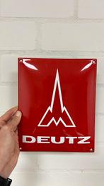 Deutz Magirus Emaille schild 20x24 rood, Ophalen of Verzenden