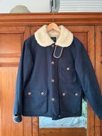 Nieuwstaat Bleu de Paname Wol Wollen Navy Winterjas Jas Jack, Bleu de Paname, Blauw, Ophalen of Verzenden, Zo goed als nieuw