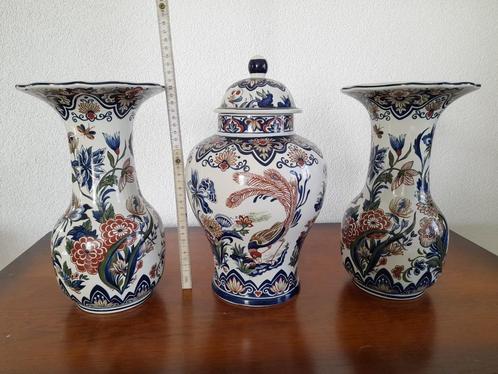 Zeer mooi Kaststel Vieux Rhodes Boch Hand Worked Vintage/ A, Antiek en Kunst, Antiek | Vazen, Ophalen of Verzenden