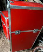 Koffer verhuisdoos transportkoffer rood, Ophalen of Verzenden, Zo goed als nieuw