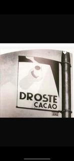 Droste. Oud emaille reclamebord, Ophalen, Gebruikt, Reclamebord