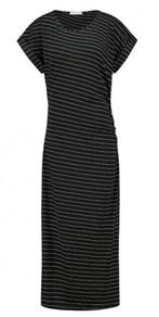 Studio Anneloes Estefania viscose stripe dress zwart XS, Maat 34 (XS) of kleiner, Ophalen of Verzenden, Zo goed als nieuw, Zwart