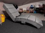 Relaxbank met warmte en massagefunctie, Huis en Inrichting, Stoelen, Ophalen, Gebruikt, Eén, Stof