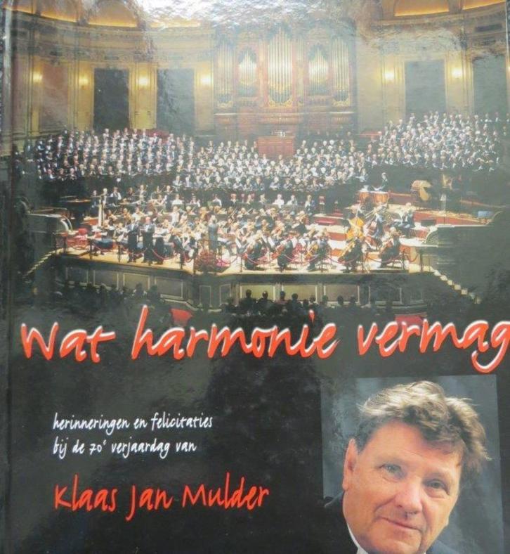 Boek en cd: Wat harmonie vermag, Klaas Jan Mulder, Jan Smit, Boeken, Muziek, Zo goed als nieuw, Artiest, Ophalen