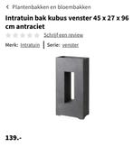 Nieuw! Grote cementlook plantenbak/afscheiding, Ophalen, Kunststof, Minder dan 60 cm, Zo goed als nieuw
