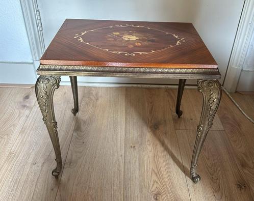 2 nesting tafels, Huis en Inrichting, Tafels | Bijzettafels, Gebruikt, Rechthoekig, Minder dan 45 cm, Minder dan 55 cm, Overige materialen
