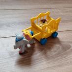 Vintage circus Sesamstraat, Olifant met wagen, Ophalen of Verzenden, Zo goed als nieuw