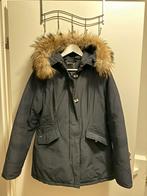 Airforce Winterjas met bontkraag - L, Airforce, Blauw, Maat 42/44 (L), Ophalen of Verzenden