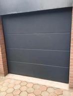 Antraciet geïsoleerde sectionaaldeur, Doe-het-zelf en Verbouw, Deuren en Horren, Ophalen, Garagedeur, Zo goed als nieuw, 120 cm of meer