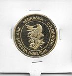 nr 2 penning uit Amerika Nebreska, Postzegels en Munten, Penningen en Medailles, Ophalen of Verzenden, Overige materialen, Buitenland