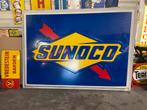 SUNOCO oude reclame lichtbak XXXL, Verzamelen, Ophalen, Gebruikt, Lichtbak of (neon) lamp