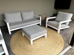Lounge set met 2 ligbedden te koop (merk Life), Ophalen, 5 zitplaatsen, Gebruikt, Aluminium
