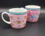 Pip Design 2 bekers, Roze mokken ism Pickwick, Huis en Inrichting, Keuken | Servies, Ophalen of Verzenden, Zo goed als nieuw, Overige stijlen