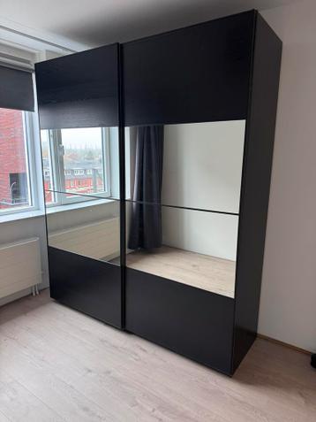 IKEA Pax kledingkast donkerbruin 200x236x60 - afbeelding 2
