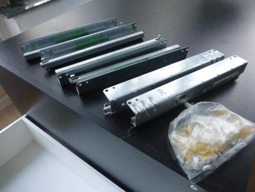 3 Ikea Pax lades met rails 68x34x16cm. - afbeelding 4