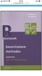 Kwantitatieve methoden, Ophalen of Verzenden, Zo goed als nieuw