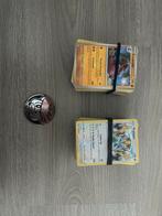 Pokémon kaarten bundel met munt en doos, Ophalen, Gebruikt, Meerdere kaarten