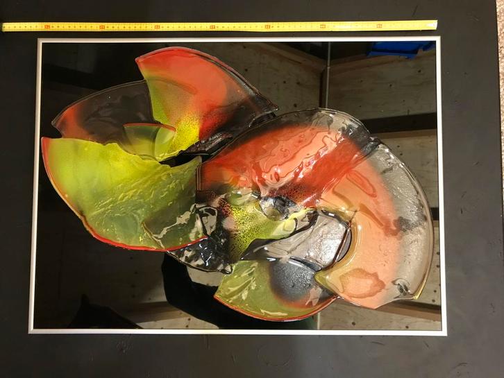 Uniek Glaskunst Object, Antiek en Kunst, Kunst | Overige Kunst, Ophalen of Verzenden