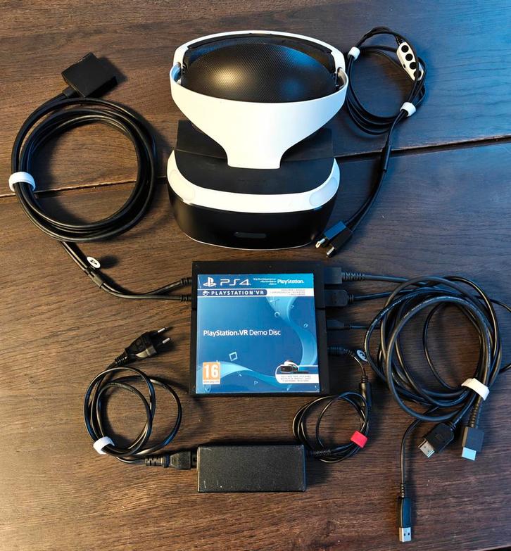 PlayStation VR - Complete Set met Demo Disc, Spelcomputers en Games, Virtual Reality, Gebruikt, Sony PlayStation, VR-bril, Ophalen of Verzenden