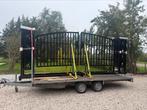 Stalen toegangspoort NIEUW!!!, Ophalen, Staal, Nieuw, 200 cm of meer