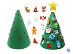 Vilten kerstboom met hangers nieuw, Ophalen of Verzenden, Nieuw
