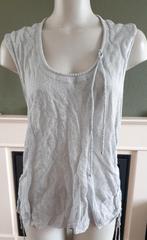 Luisa Cerano mooie zilver grijze top shirt mt M 40 topje, Kleding | Dames, Tops, Maat 38/40 (M), Verzenden, Zo goed als nieuw