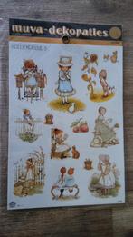 Holly Hobbie vintage stickervel velletje sticker MUVA pop, Ophalen of Verzenden, Zo goed als nieuw