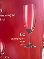 10 Champagneglazen - Feestelijk Servies, Glas of Glazen, Ophalen of Verzenden, Effen, Glas