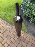 Prachtige glazen vaas - 1 meter hoog - Nieuwstaat, Huis en Inrichting, Woonaccessoires | Vazen, Ophalen, Zwart, Nieuw, Glas