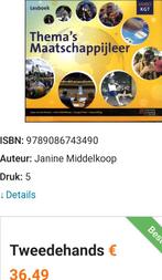 Thema's Maatschappijleer VMBO KGT - Janine Middelkoop, Ophalen of Verzenden, Maatschappijleer, Janine Middelkoop, Gelezen