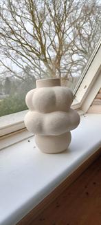 Vaas crandola beige, Ophalen, Overige kleuren, Aardewerk of Porselein, Zo goed als nieuw