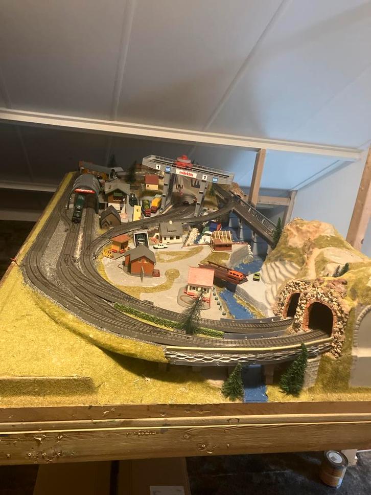 Märklin H0 Modelspoorbaan Compleet, Hobby en Vrije tijd, Modeltreinen | H0, Gebruikt, Treinset, Wisselstroom, Märklin, Analoog
