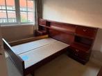 COMPLEET mahonie slaapkamer ameublement, Huis en Inrichting, Ophalen of Verzenden, Zo goed als nieuw, Tweepersoons