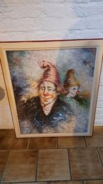 Olieverf schilderij W.Adam, Ophalen of Verzenden