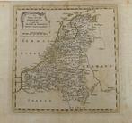 Antieke Landkaart De Zeven Verenigde Provinciën 1760, Ophalen of Verzenden, Gelezen, 1800 tot 2000, Landkaart
