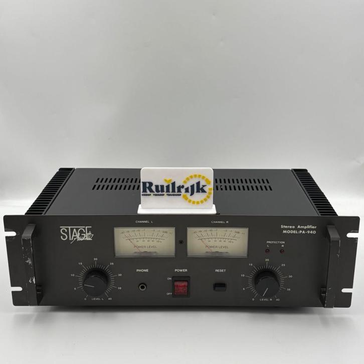 Monacor Stage Audio PA940 Versterker - Nette staat, Audio, Tv en Foto, Versterkers en Receivers, Zo goed als nieuw
