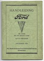 Ford V8 de luxe en grand luxe handleiding 1934, Verzenden